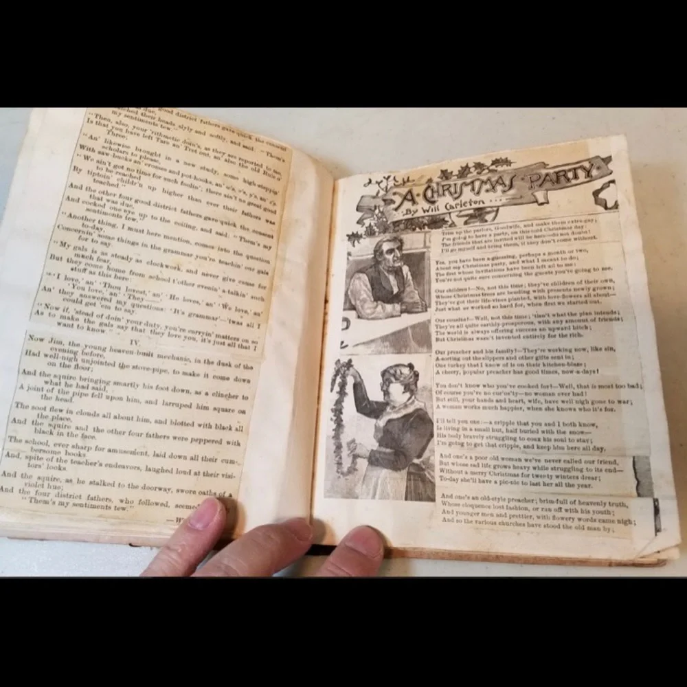 Antique 1880 The Sunday Scrap Album - Picture 12 of 16